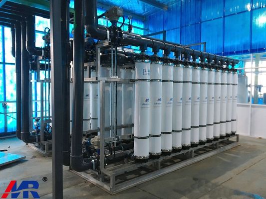 Bon prix Système d'ultrafiltration de filtration de l'eau avec une capacité de 10 à 100 M3 par heure en ligne