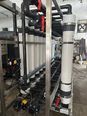 Bon prix Filtre à eau à ultrafiltration SS304 / PVC avec récupération du système à 80% en ligne