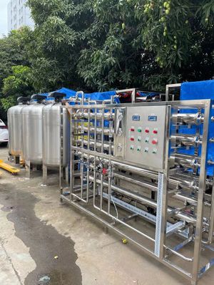 Bon prix Système industriel de purification de l'eau par osmose inverse avec taux de rejet de sel de 98% en ligne