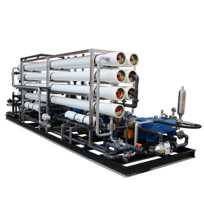 Bon prix Système de dessalement de l'eau de mer à filtre multimédia Siemens S7 contrôlé par PLC en ligne