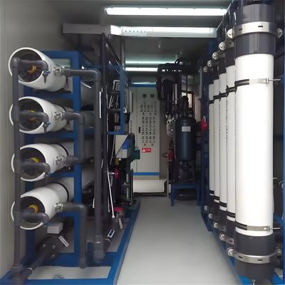 Bon prix 99% de rejet de sel Système d'osmose inverse en conteneurs 100 - 1000m3 Capacité en ligne