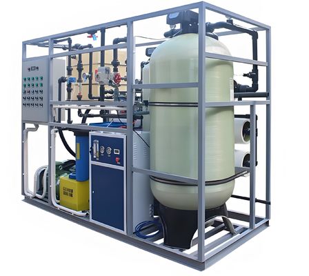 Bon prix Filtre multimédia Système de dessalement de l' eau de mer avec pompe Filmtec / Grundfos en ligne