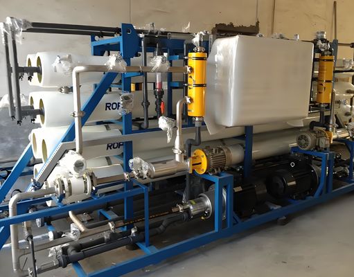 Bon prix Système de dessalement à pompe d'eau de mer Danfoss / Grundfos à pression de fonctionnement de 6,5 MPa en ligne