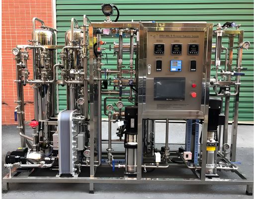 Bon prix 2m3/h Capacité EDI Système d'eau purifiée avec Siemens S7 PLC en ligne