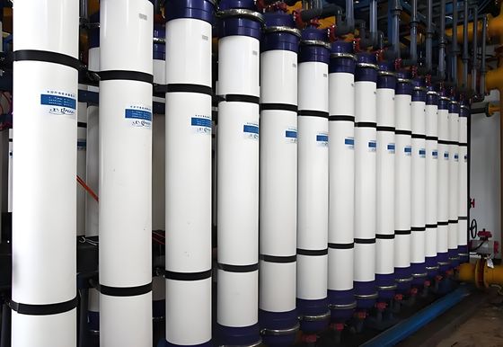 Bon prix 99.99% SS élimination Ultrafiltration Système d'eau SS304 / PVC rétrolavable en ligne