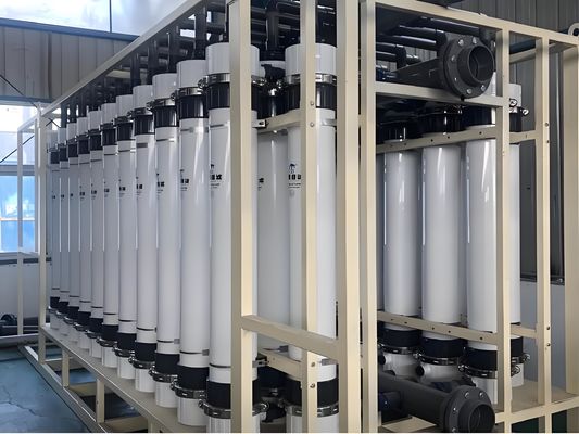 Bon prix Système d'ultrafiltration SS304/PVC avec 80% de récupération et 99,99% d'élimination de SS en ligne