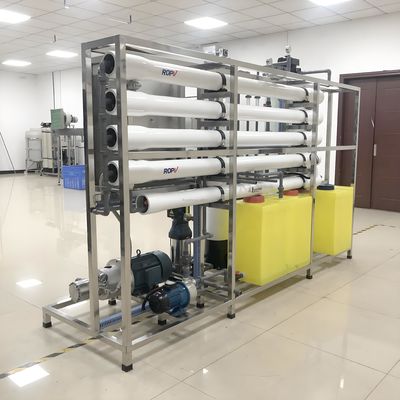 Bon prix Système de dessalement de l'eau de mer 2205 en acier industriel duplex avec PLC Siemens S7 en ligne