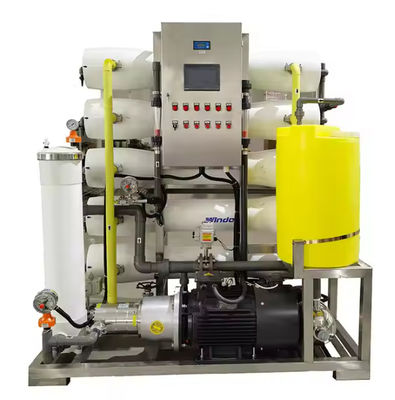 Bon prix Système de dessalement de l'eau de mer à filtration multi-média/ultrafiltration avec taux de récupération de 38% en ligne