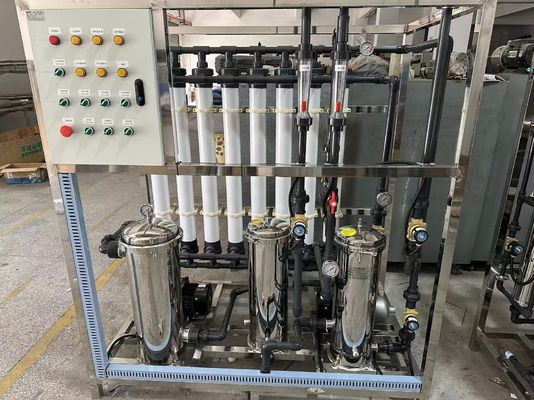 Bon prix Système à membrane d'ultrafiltration industrielle à filtre à sacs avec un rendement en eau de 40 à 120 LMH et une récupération du système de 80 à 90% en ligne