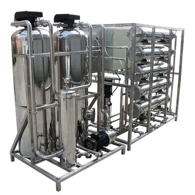 Bon prix Traitement industriel de l'eau Système RO commercial Rejet du sel 98% 220V/380V en ligne