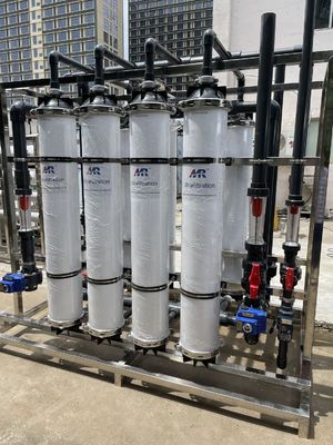 Bon prix UF usine de filtration par ultrafiltration à membrane pour le traitement des eaux fluviales en ligne