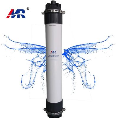 Bon prix Membrane UF résistant aux produits chimiques avec une surface de 10 à 77 m2 et un débit de 40 à 120 LMH en ligne