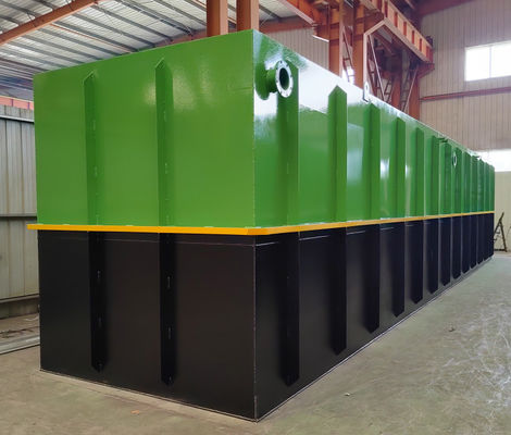 Bon prix Usine de traitement des eaux usées MBR AAO noir / gris 5-20KW en ligne