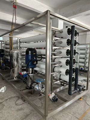 Bon prix Purificateur d'eau RO industriel de 500 à 1000 m3/jour avec 5 étapes et 98% de rejet en ligne