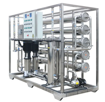 Bon prix Système RO commercial d'eau de 40-100°F avec taux de rejet de sel de 99% et alimentation 380V/50Hz en ligne